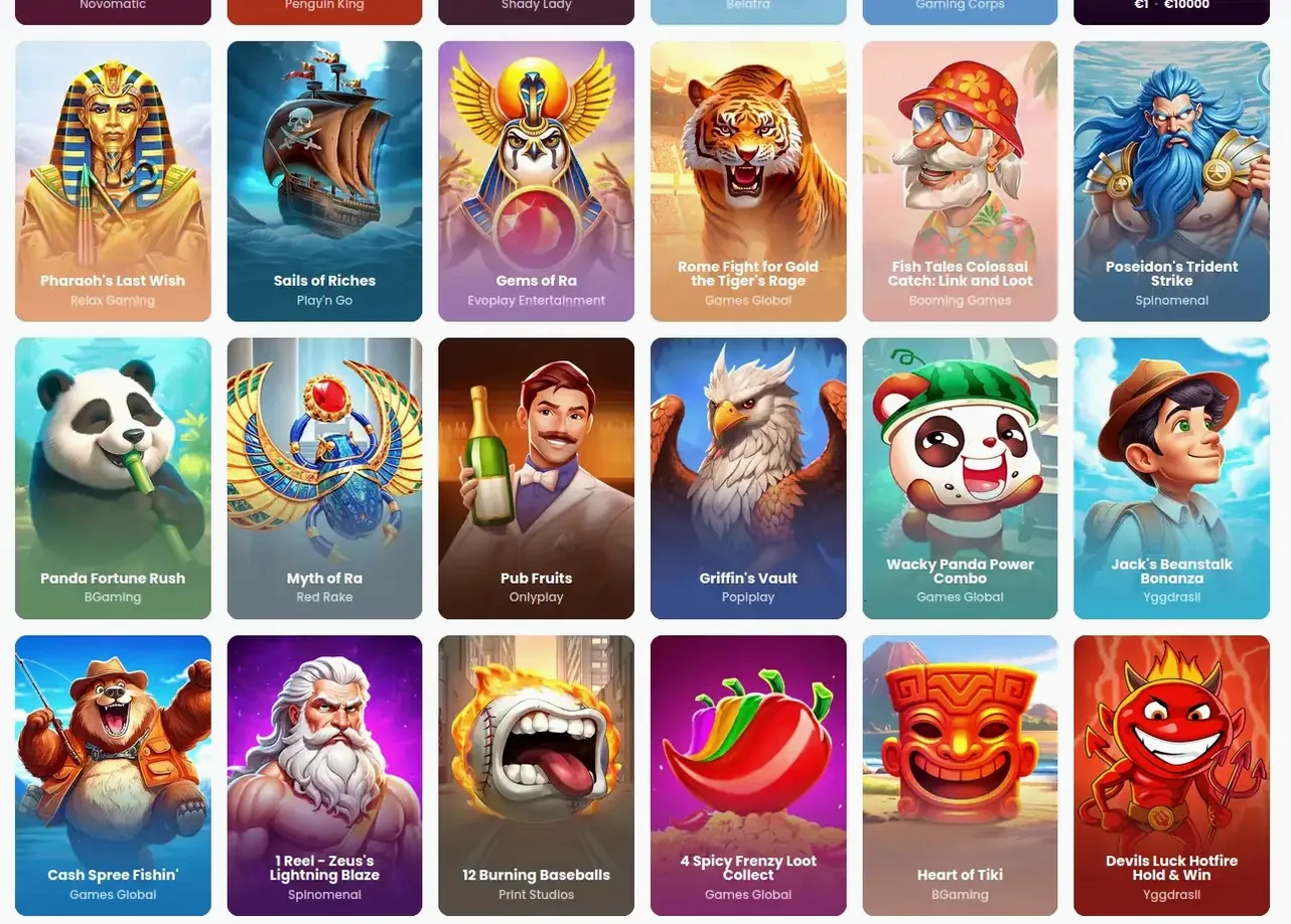 Goldenpanda Casino Übersicht